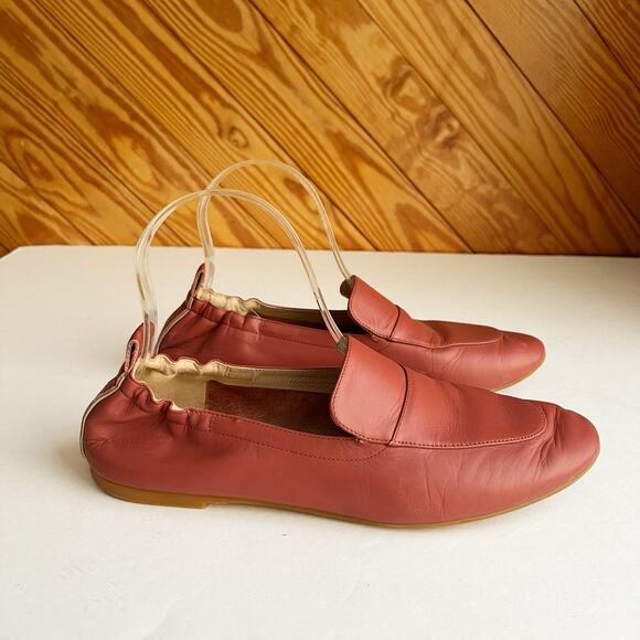 Everlane The Day Italian Leather Loafer in Dark Rose - Picture 7 of 8